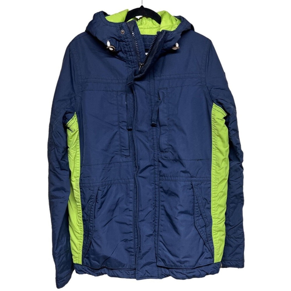 Abercrombie & Fitch Fish Hawk Cliff Jacket Blue/Green Men’s Size Medium